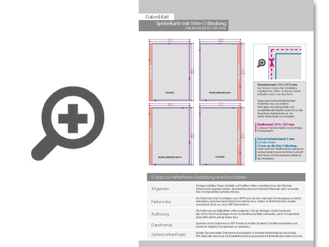 Product Bild speisekarte_mit_metall-spiralbindung__endformat_din_a4__48-seitig
