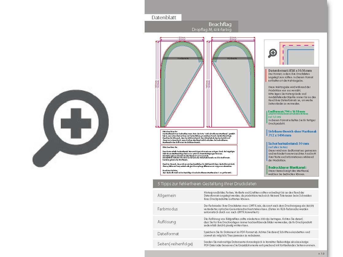 Product Bild ersatzdruck_f__r_beachflag_premium-drop_medium__4_4-farbig_bedruckt
