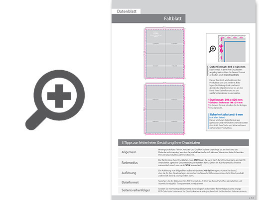 Product Bild faltblatt__gefalzt_auf_din_a5__vertikaler_2-bruch_kreuzfalz__8-seitig